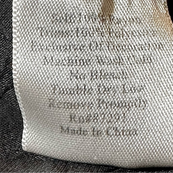 Johnny Was Floral Embroidered Black Semi Sheer Tunic - Picture 6 of 7